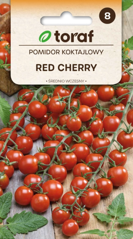 Pomidor koktajlowy Red Cherry TORAF nasiona sklep rajogrodnika